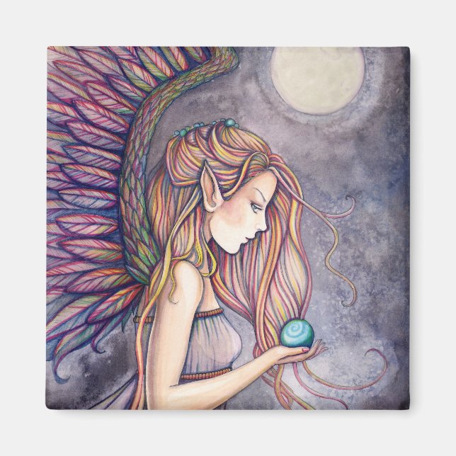 Lovely Angel Magnet by Molly Harrison (Front)