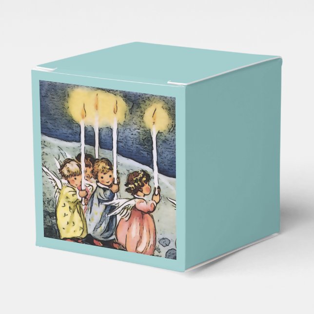 Lovely Angels Favor Boxes (Front Side)