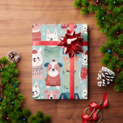 lovely animal design wrapping paper