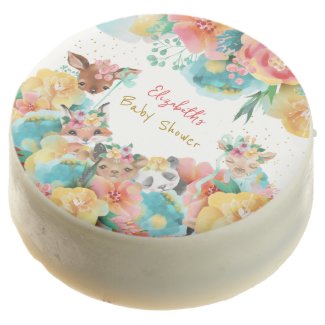 Lovely Animals Flower Bloom Baby Girl Shower