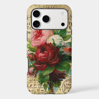 Lovely Antique French Roses iPhone 17 Pro Max Case