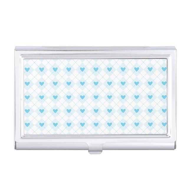 Lovely Argyle Business Card Holder (Front)