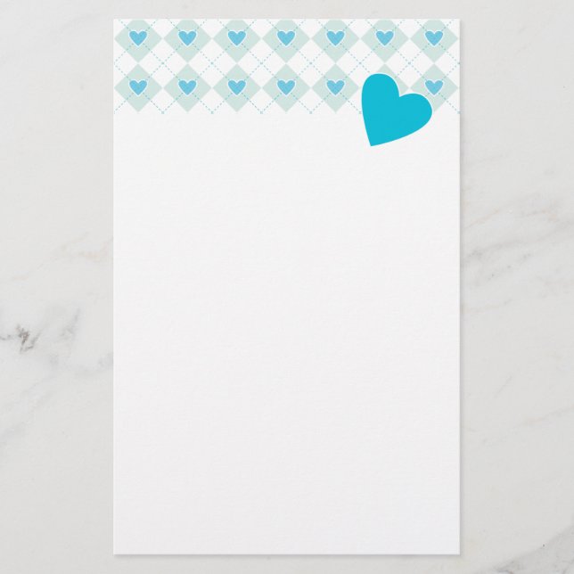 Lovely Argyle Stationery (Front)