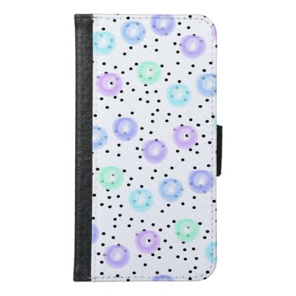 Lovely Argyle Wallet Phone Case For Samsung Galaxy S6