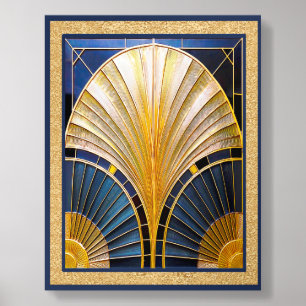 Lovely Art Deco Fan Style Acrylic Art.. Photo Tile