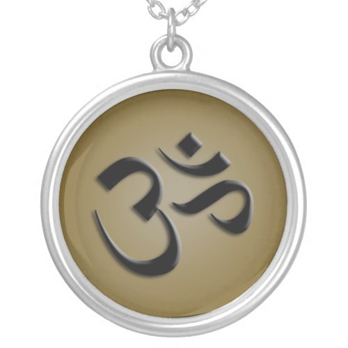 Lovely Aum or OM Charm Necklace