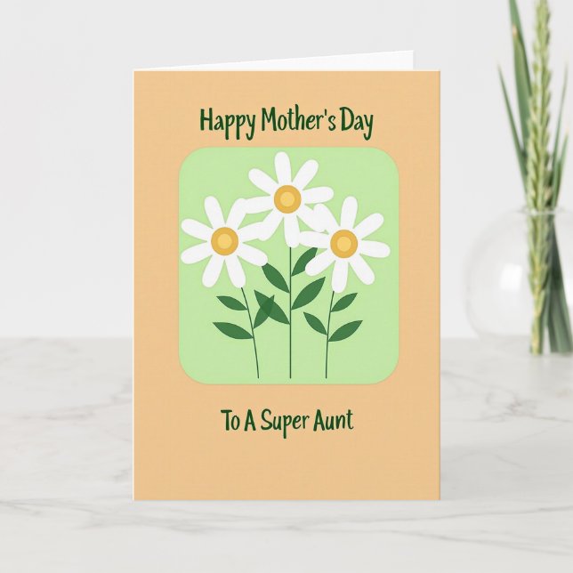 Lovely Aunt Springtime Card (Front)
