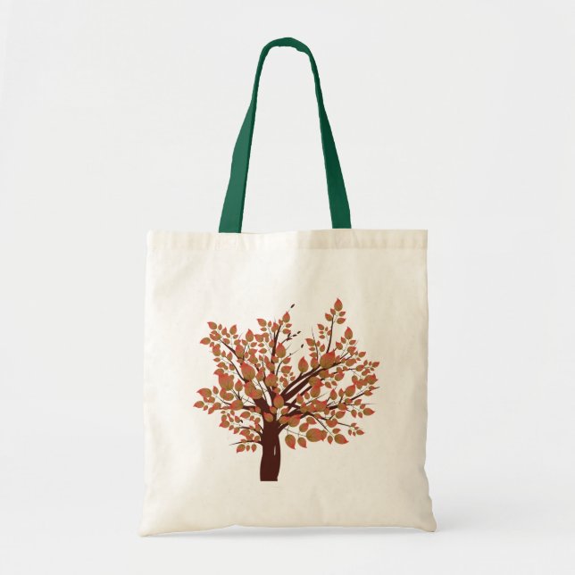 Lovely Autumn Tree Tote Bag (Front)