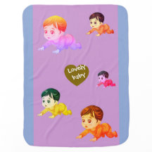Lovely Baby Cartoon Blanket for Infants