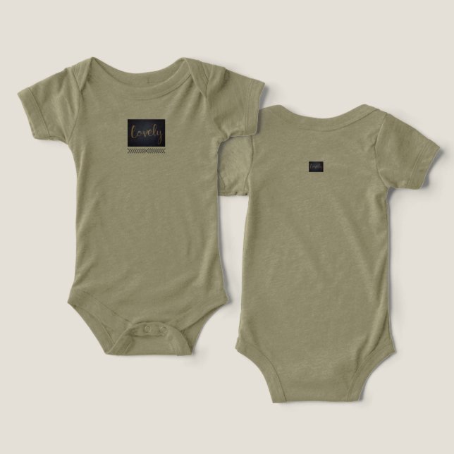 Lovely Baby Vest Infant T-shirt (Design Front & Back)