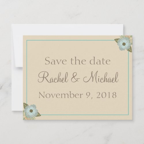 Lovely Beach Affair Save The Date