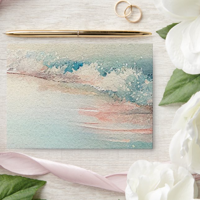 Lovely Beach  Envelope (Wedding)