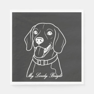 Lovely Beagle Napkins