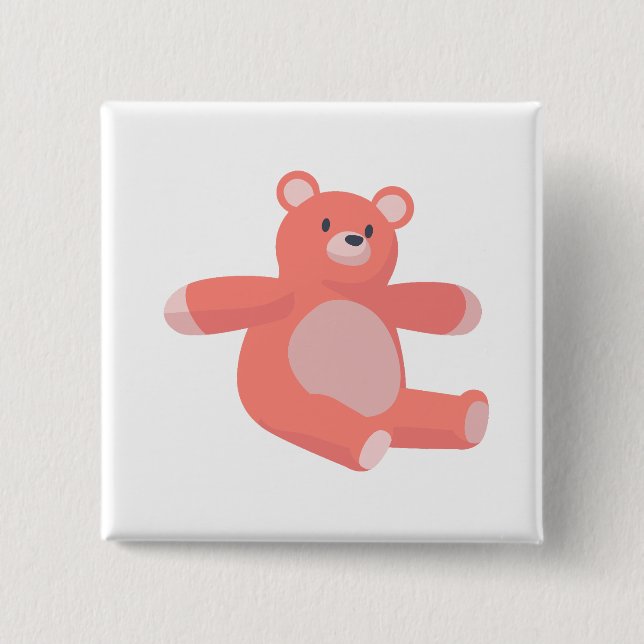 lovely bear button (Front)