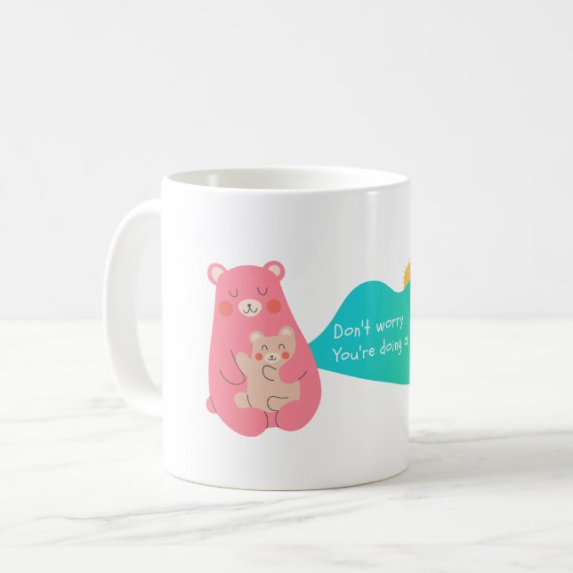 Lovely Bear Family Coffee Mug (Front Left)