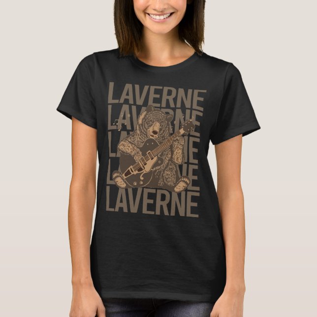 Lovely Bear - Laverne Name T-Shirt (Front)