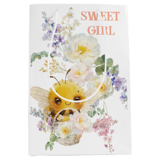 Lovely Bee Medium Gift Bag