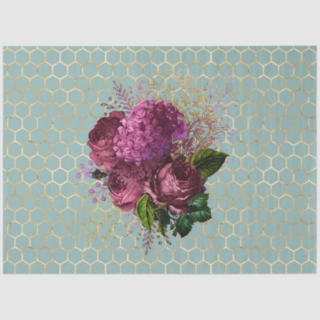 Lovely Bee Series Design 47 Tissue Paper (Front)