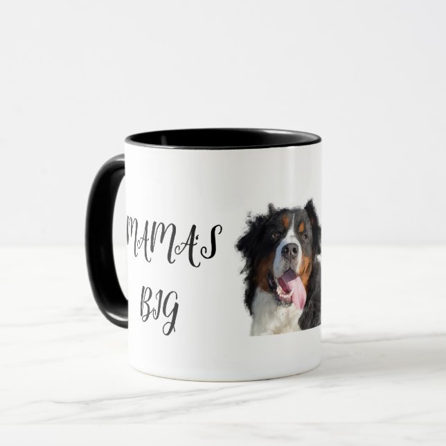 Lovely Bernese Mountain Dog Mug (Front Left)