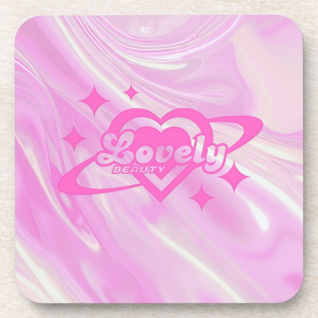 Lovely Beverage Coaster (Front)