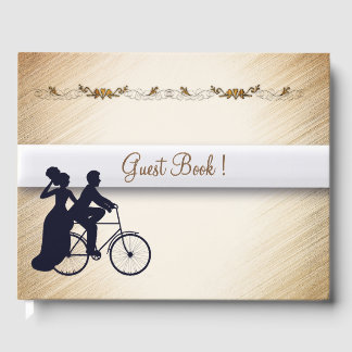 Lovely Bicycle Wedding Guest Book