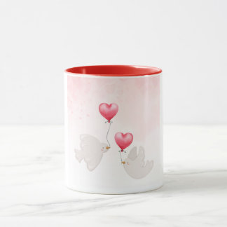 lovely birds hearty mug