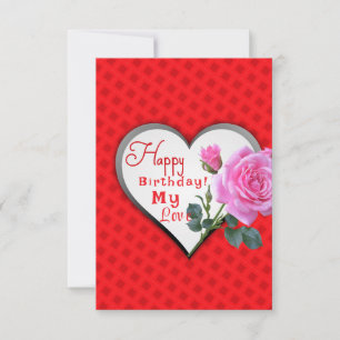 lovely birthday  card