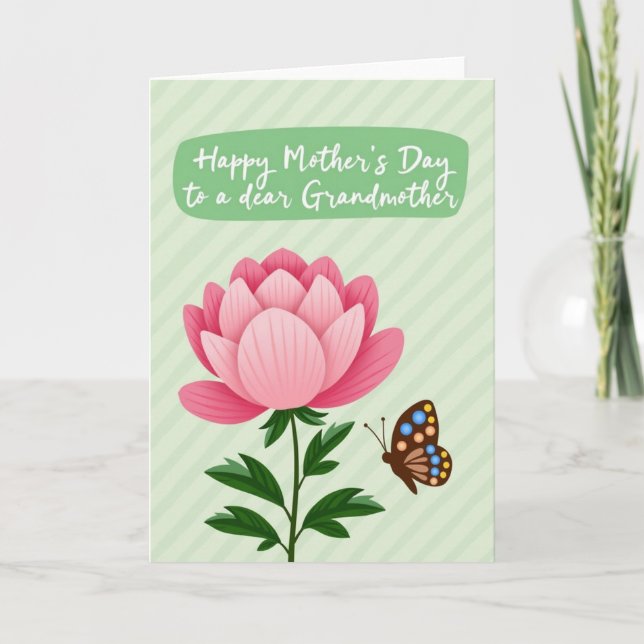 Lovely Bloom Mothers Day Card (Front)