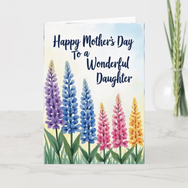 Lovely Blooms Mothers Day Card (Front)