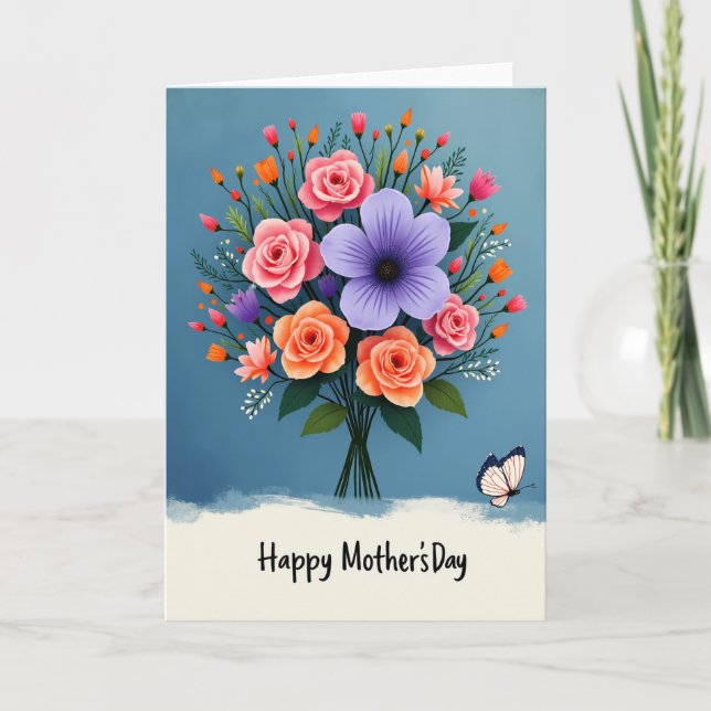 Lovely Blossom Mothers Day Card (Front)