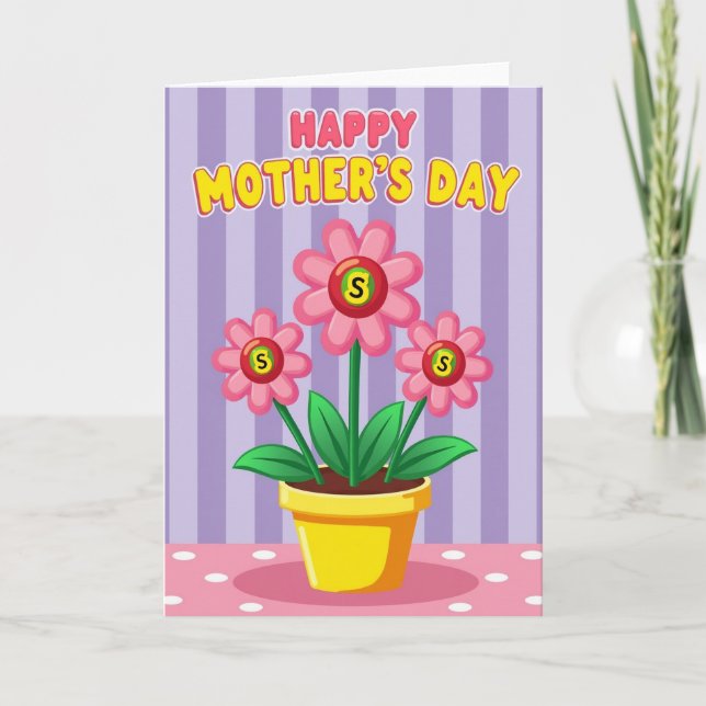 Lovely Blossoms Mother Card (Front)