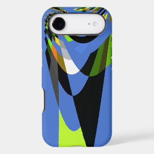 Lovely Blue African Tribal Motif Pattern Art Print iPhone 17 Air Case