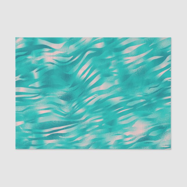 Lovely blue and pink  tissue paper (Front)