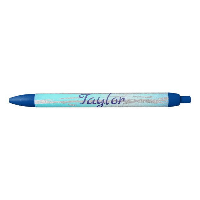 Lovely Blue and Silver Pen (Front)