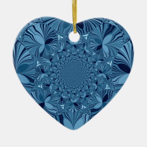 Lovely Blue Ceramic Ornament