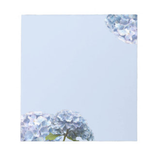 Lovely Blue Hydrangeas Notepad