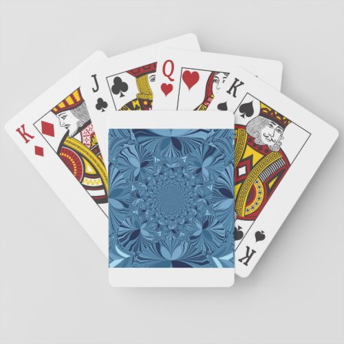 Lovely Blue Playing Cards