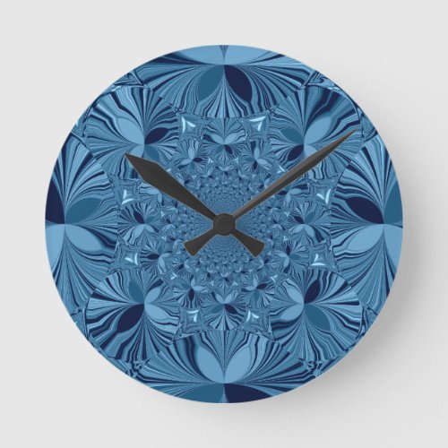 Lovely Blue Round Clock