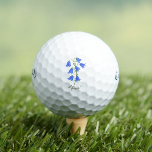 Lovely Bluebells Callaway Golf Balls