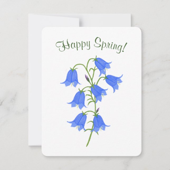 Lovely Bluebells In Spring (Front)