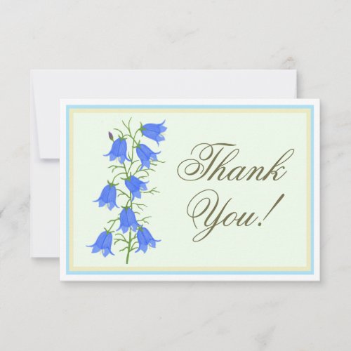 Lovely Bluebells Retirement Thank You Card