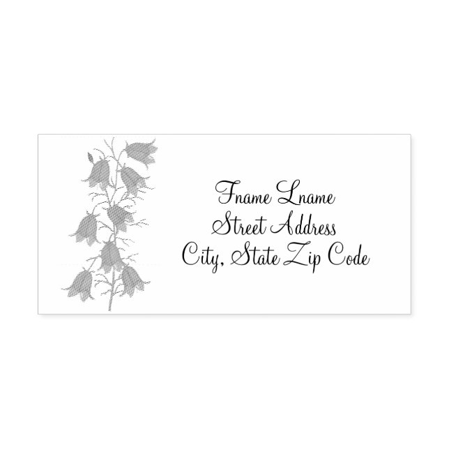 Lovely Bluebells Self Ink Stamp (Design)