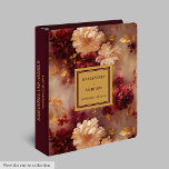 Lovely Blush Burgundy Gold Wedding Photo Album 3 Ring Binder<br><div class="desc">Preserve your most cherished wedding memories with this breathtaking burgundy, blush, and gold boho floral wedding ring binder. Designed in an elegant watercolor style, this memory album is the perfect keepsake for storing photographs, guest notes, and mementos from your special day. The rich burgundy blooms, soft blush petals, and shimmering...</div>