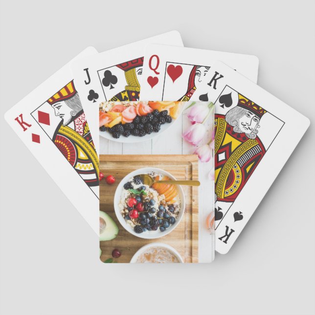 lovely breakfast poker cards (Back)