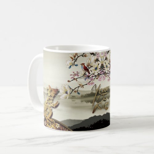 Lovely bucolic scene Chines Rat Year 2020 W Mug