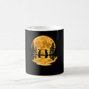 Lovely Bunny Rabbit Rabbits Moon Night Sky Coffee Mug