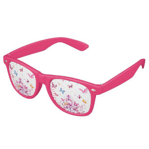 Lovely Butterfly Girly Adult Retro Party Shades