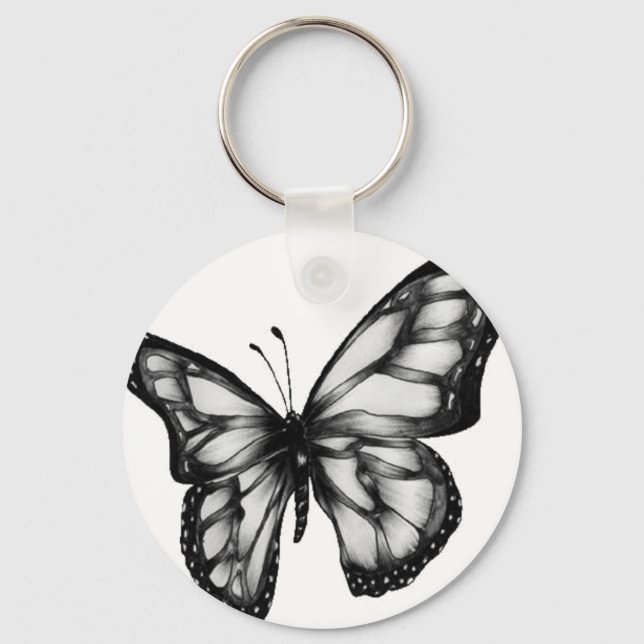 Lovely Butterfly Keychain (Front)