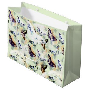 Lovely butterfly stylish large gift bag