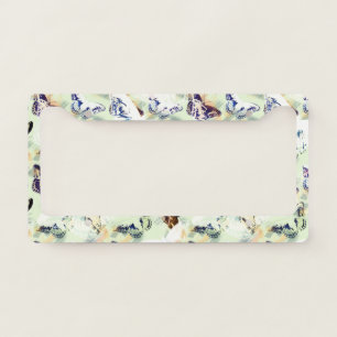 Lovely butterfly stylish license plate frame